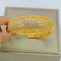 ราคา Gold color charm stone bracelet for female (1730876186860357643)
