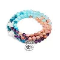 ราคา สร้อยข้อมือแฟชั่นยุโรปและอเมริกา, มาใหม่, อเมทิสต์สโตน, สร้อยข้อมือลูกปัด 108 เม็ด, จี้พระพุทธรูปและดอกบัว, สร้อยคอสร้อยข้อมือ jade bracelet กํา ไล wlw สร้อย ข้อ มือ คิตตี้ (1731770471042026435)