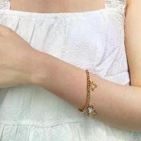 ราคา Teddy Bear Bracelet กำไลห้อยชาร์มตุ๊กตาหมี (1729636277595703836)