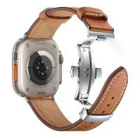 ราคา [COD] [Tiktok]Leather Strap For Apple watch band 45mm 41mm 44mm 40mm 42mm 38mm ultra 49mm bracelet correa watchband iWatch series 8 7 SE 6 5 4 (1732038423327835184)