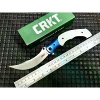 ราคา มีดพับ CRKT RITUAL Model Series 7471 Folding Knives Materials Sandvik 12c27 Operner Flipper IKBS oem สีฟ้า มีดอเนกประสงค์ เดินป่า ยังชีพ ออกกำลังกาย Camping Hiking (1730303569819372346)
