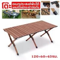 ราคา โต๊ะแคมป์ปิ้ง โต๊ะสนาม พับเก็บได้ อลูมิเนียม กลางแจ้งและในร่ม 120*60*45cm. Camping (1730230535832439018)