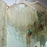 ราคา เสื้อคลุมตาข่ายโปร่ง, งานฝีมือหนัก, เสื้อคลุมสั้นยืดหยุ่น, การออกแบบพู่กระชับสัดส่วน, เสื้อคลุมเยาวชน, สไตล์ A3 # 8009, เย็บผ้า โบว์ ผ้า ไทย central cee skull cap หมวก nyของแท้ (1731802962569823596)