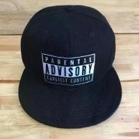 ราคา ส่วนลดสุดพิเศษ หมวกแก๊ป ฮิปฮอป (HipHop Advisory Cap) สีดำ ปีกหมวกดำ F7Ah47-0001 (1732036101102470293)