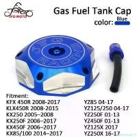 ราคา balanceshoprich ปัจจุบัน Motorcycle CNC Blue Billet Gas Fuel Petrol Tank Cap Cover For YAMAHA YZ85 YZ125 YZ250F YZ450F WR250F WR450F มอเตอร์ไซค์ (1731123101529770253)