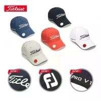 ราคา หมวกกอล์ฟ Titleist ProV1 2024 golf cap with Golf Ball Marker (1730904177757358641)