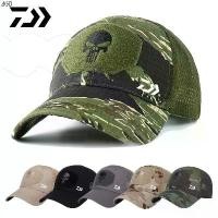 ราคา ที่นิยมมากที่สุด ในสต็อก Daiwa Mens New Fishing Cap Breathable Sunscreen Cotton Sun Visor เบสบอลหมวก Mountaineering Sun Visor กลางแจ้ง (1731465857070368236)