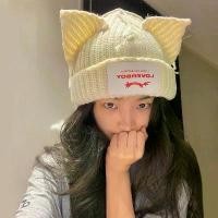 ราคา หมวกถักไหมพรม น่ารัก สำหรับสุภาพสตรี 1 ชิ้น ครอบ โดม central cee skull cap ผ้าขาวม้า แดง สาย รัดเข็มขัด เนตรนารี (1731238055487374635)
