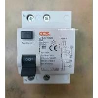 ราคา CCS เบรกเกอร์รถไฟฟ้า RCCB TypeB 2P 40A 30mA สำหรับชาร์จรถไฟฟ้า CHL6-100B Car EV Charger เบรคเกอร์ Type B For EV (1731536276259833462)