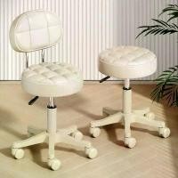 ราคา [ส่งฟรี] เก้าอี้ เก้าอี้มินิมอล เก้าอี้มีล้อ ม้านั่ง เก้าอี้แต่งหน้า เก้าอี้กลม เก้าอี้ เตี้ยมี ล้อ ปรับได้ chair stool (1731866470994511353)