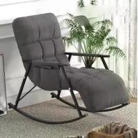 ราคา ก้าอี้โยก เก้าอี้พักผ่อน เก้าอี้นอน พนักพิงเก้าอี้ปรับได้ 5 ระดับ เก้าอี้โยกห้องนั่งเล่น โซฟา โยก Rocking Chair เก้าอี้นอนผู้ใหญ่ (1729734605151766709)