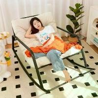 ราคา KUMALL เก้าอี้โยกสองเท่า เก้าอี้พักผ่อน เก้าอี้โยกห้องนั่งเล่น พนักพิง โซฟาโยก Rocking Chair เก้าอี้โยกให้นม เบาะหนัง นอน (1729708717505939645)