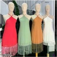 ราคา Garden Clothes ชุดเดรส เดรสสั้นชีฟองแต่งชายฟรุ้งฟริ้ง .. สีเขียวมิ้นท์ (1732225589163494079)