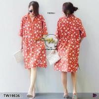 ราคา Garden Clothes ชุดเดรส มินิเดรส คอโปโลแขนสั้น ตัดเเต่งสี .. สีส้มอิฐ (1732218757386898111)