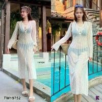 ราคา Garden Clothes ชุดเดรส เดรสยาว อกแหวก ผ่าหลัง .. สีครีม (1732218713368726207)