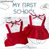 ราคา ❂PetSociety เสื้อสุนัข-แมว Dog clothes Cat Clothes ชุดนักเรียนอนุบาล My First School♫ (1732057044943144417)