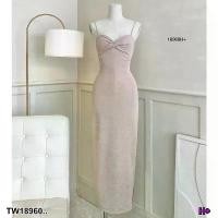 ราคา Garden Clothes ชุดเดรส เดรสยาวทรงรัดรูป อกไขว้หน้า .. สีนู้ด (1732225633770375871)