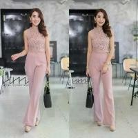 ราคา Garden Clothes ชุดเซ็ท SET 2 ชิ้น เสื้อลูกไม้แขนกุด+ กางเกงเอวสูงขายาว สีชมพู (1732225629801319103)