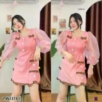 ราคา Garden Clothes ชุดเดรส เดรสแต่งระบายแขนยาวผ้าแก้ว (1732225587360795327)