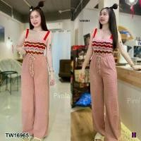 ราคา Garden Clothes ชุดเซ็ท SET 2 ชิ้น เสื้อสายเดียวไหมพรมสลับสี + กางเกงขายาว .. สีชมพู (1732225613548325567)