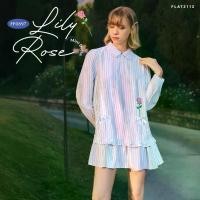 ราคา FLAT2112 FF0897 : LILY ROSE MINI DRESS เดรสสั้นแขนยาว ชุดออกงาน ชุดเดรส เดรสออกงาน ชุดทำงาน (1732022054733974073)