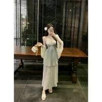 ราคา ชุดเดรสสองชิ้น สไตล์วันหยุดที่ชายหาด ดีไซน์น่ารักและเซ็กซี่ เดรสยาว สไตล์ฝรั่งเศส เรียบหรู มาใหม่ เหมาะสำหรับฤดูร้อน satin prom dress black dress korean style แบรนด์ babygl (1732002825676424247)