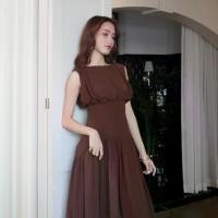 ราคา Long chiffon dress ชุดเดรสทรงเรียบหรูดูแพง มี 2 สี (1731384740673061903)