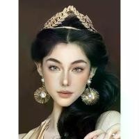 ราคา เครื่องประดับหน้าผาก, สไตล์โบราณ, เครื่องประดับเครื่องแต่งกายแบบดั้งเดิม, Hanfu, เครื่องประดับผมแปลกใหม่, สร้อยคอ, มงกุฎ, มงกุฎผมเจ้าหญิงตะวันตก, สไตล์ชาติพันธุ์, เหมาะสำหรับถ่าย (1731801057508559233)