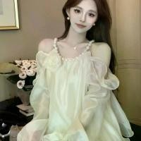 ราคา สร้อยคอเชือกแขวนคอ นัวเนียอ่อนโยน พร้อมดอกไม้และไข่มุก สไตล์หวานสุดๆ ต่างหูแฮนด์เมดที่งดงาม เหมาะสำหรับทุกโอกาส เครื่องประดับแฮนด์เมด เครื่องประดับแฟชั่น ต่างหูคำชี้แจง“Gorgeous (1731255839188944257)