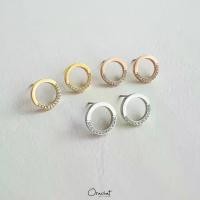 ราคา Tiffany 14k earrings. (ต่างหูแบบติดหู งานชุบ 14k สแตนเลส สวยทน โดนน้ำหอมได้ ไม่ลอก) (1729740107426531526)