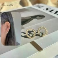 ราคา เงินแท้ Glamwelry ต่างหู earrings ต่างหูทองประดับมุก ต่างหูเงินแท้ ต่างหูวงกลม (1731815679371151421)