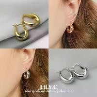 ราคา ตุ้มหู แบบห่วง พร้อมส่ง LILY.C ต่างหูห่วงทรงหยดน้ำรูปตัว U เงินS925 Water drop U-shaped earrings Silver S925 (1732183805183231651)