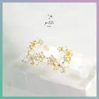 ราคา [พร้อมส่งในไทย] Pearl Moon Earrings - ต่างหู ดอกไม้พระจันทร์เสี้ยวประดับมุก (1730065412946430847)