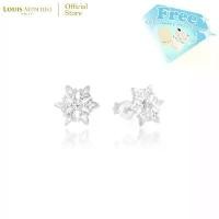 ราคา Louis Montini (Jewelry) Sterling Silver 925 Earrings ต่างหูเงินแท้ 92.5% ต่างหูผู้หญิง รูปเกล็ดหิมะ LJER113 มีบริการเก็บปลายทาง (1731874451698714149)