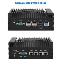ราคา เราเตอร์ขนาดเล็ก, Intel N00 Intel Quad Core Fan, 4 * i226V LAN, DDR5 2.5G, กริดลายนิ้วมือ, ไฟร์วอลล์ PFSense, พีซีขนาดเล็ก 2 * COM, 2 * HDMI, Windows 11, OPNsense เซิร์ฟเวอร์คอมพิวเตอร์ (1731460596209