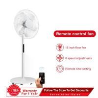 ราคา พัดลม พัดลมตั้งพื้น 16 นิ้ว พัดลมรีโมท ปรับได้ 8 ระดับ Stand Fan พร้อมฟังก์ชั่นจับเวลา เสียงเบา พัดลมตั้งพื้นอัจฉริยะ (1732031723014947888)