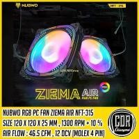 ราคา COD พัดลมเคสคอมพิวเตอร์ FAN CASE 12CM NUBWO NFT-315 ZIEMA AIR RGB [รับประกัน 1 ปี] (1731571153245341172)