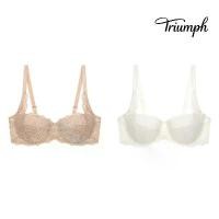 ราคา Lavernashop11 Triumph เซ็ตเสื้อชั้นในคู่ เสื้อชั้นในมีโครง แบบซับฟองน้ำบาง รุ่น Fashion 402 WHP รหัส 10001570 แนะนำ (1731220689396729450)
