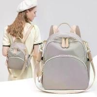 ราคา กระเป๋าเป้ สะพายหลัง ผ้าไนลอน กันน้ำ สไตล์เกาหลี สำหรับสตรี ราคาพิเศษ Fashion Backpack Bag กระเป๋าเป้ผู้หญิง สีดำ ซีโอดี (1732114435305408276)