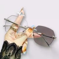 ราคา แว่นตาสายตาสั้นโฟโตโครมิก, ช่วงการขยาย (-0 ~ 400), มีให้เลือก -75, -125, -175, -225, -275, -325, -375, แว่นตาสายตาสั้นไร้กรอบ, ทันสมัย, สำหรับผู้ชายและผู้หญิง แว่น สี ชา Chrome (1731843926683453297)