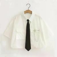 ราคา เสื้อกันฝน กันซึม มาใหม่ แฟชั่นฤดูร้อน Look at Me Fashion สำหรับนักเรียนหญิง สไตล์เกาหลี เสื้อเชิ้ตแขนสั้นทรงหลวม กางเกงเครื่องมือเอวสูง สองชิ้น เหมาะสำหรับ 2024 ข้อเสนอพิเศษเวลา จำกัด (17312106337175