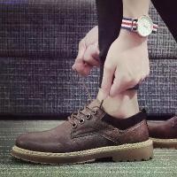 ราคา Fashion รองเท้าหนังกลับ รองเท้าผู้ชาย No.7810 (1731596776830045168)