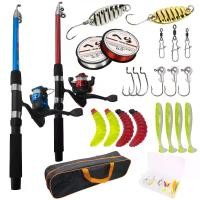 ราคา COD. ชุดคันเบ็ดตกปลา ชุดคันเบ็ดสำหรับผู้เริ่มต้น ชุดคันเบ็ดตกปลาทะเล คันเบ็ดเหยื่อปลอม คันเบ็ดตกปลาทะเล คันเบ็ดพร้อมรอก fishing rod (1731884374204975587)