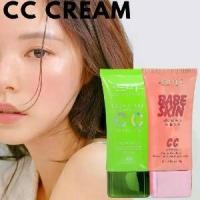 ราคา CC Babe skin cream 40 ml. CC baby skin & skin care foundation cream base pink make up base (1731220282866435551)