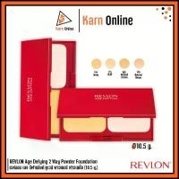 ราคา (ตลับจริง) REVLON Age Defying 2 Way Powder Foundation เรฟลอน เอจ ดีฟายอิงค์ ทูเวย์ พาวเดอร์ ฟาวเดชั่น (10.5 g.) แป้งแดงในตำนาน (1729675447649339478)