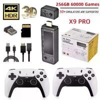 ราคา X9 Pro Game Stick, มาใหม่, คอนโทรลเลอร์คู่ 2.4G, คอนโทรลเลอร์ HD, เครื่องเล่นเกมวิดีโอ, 905X3, รองรับเกม PS1/PSP/SFC/N64, ความจุ 256G, เกมมากกว่า 60000 เกม, คอนโทรลเลอร์ทีวี (1732081642509076758)