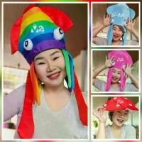 ราคา จัดส่งในกรุงเทพฯ (1 ใบ) หมวกปลาหมึก หมวกแฟนซี หมวกผ้า หมวกรูปสัตว์ หมวกสัตว์ หมวก ปลาหมึก ทะเล หมวกกันหนาว หมวกการ์ตูน costume cosplay squid game hat party fancy m24 (1731524785372234839)