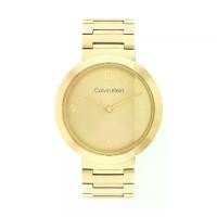 ราคา Calvin Klein Eccentric CK25200290 นาฬิกาข้อมือผู้หญิง Gold Tone (1731000403963513619)