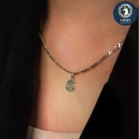 ราคา จี้สร้อยคอเพชรเพชรเม็ดเดียว ตัวเลข 0-9 สุดหรูจาก Dragonking Diamond ตัวเรือนทำจาก ทองคำแท้ 9K สี White Gold ประดับเพชร 1.3 mm 0.01 Ct./0.002 g. (1731732642791982470)