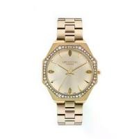 ราคา Lee Cooper Women's Gold Analog Stainless steel Strap Watch | LC07599.110 35 MM. (1732045544467303187)